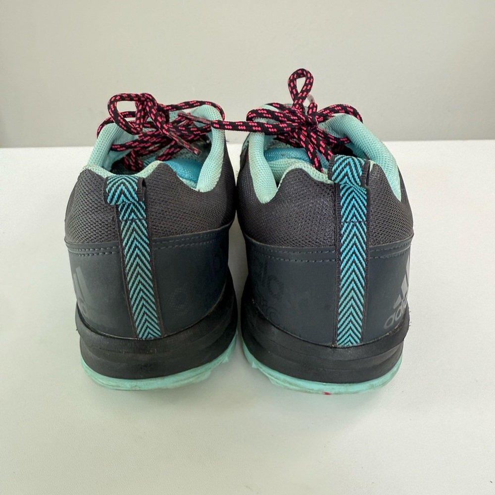 Adidas Galaxy Trail Women’s Running Shoes – Aqua & Charcoal Size 8 - Picture 7 of 9